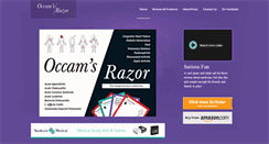 Desktop Screenshot of occamsrazorgame.com